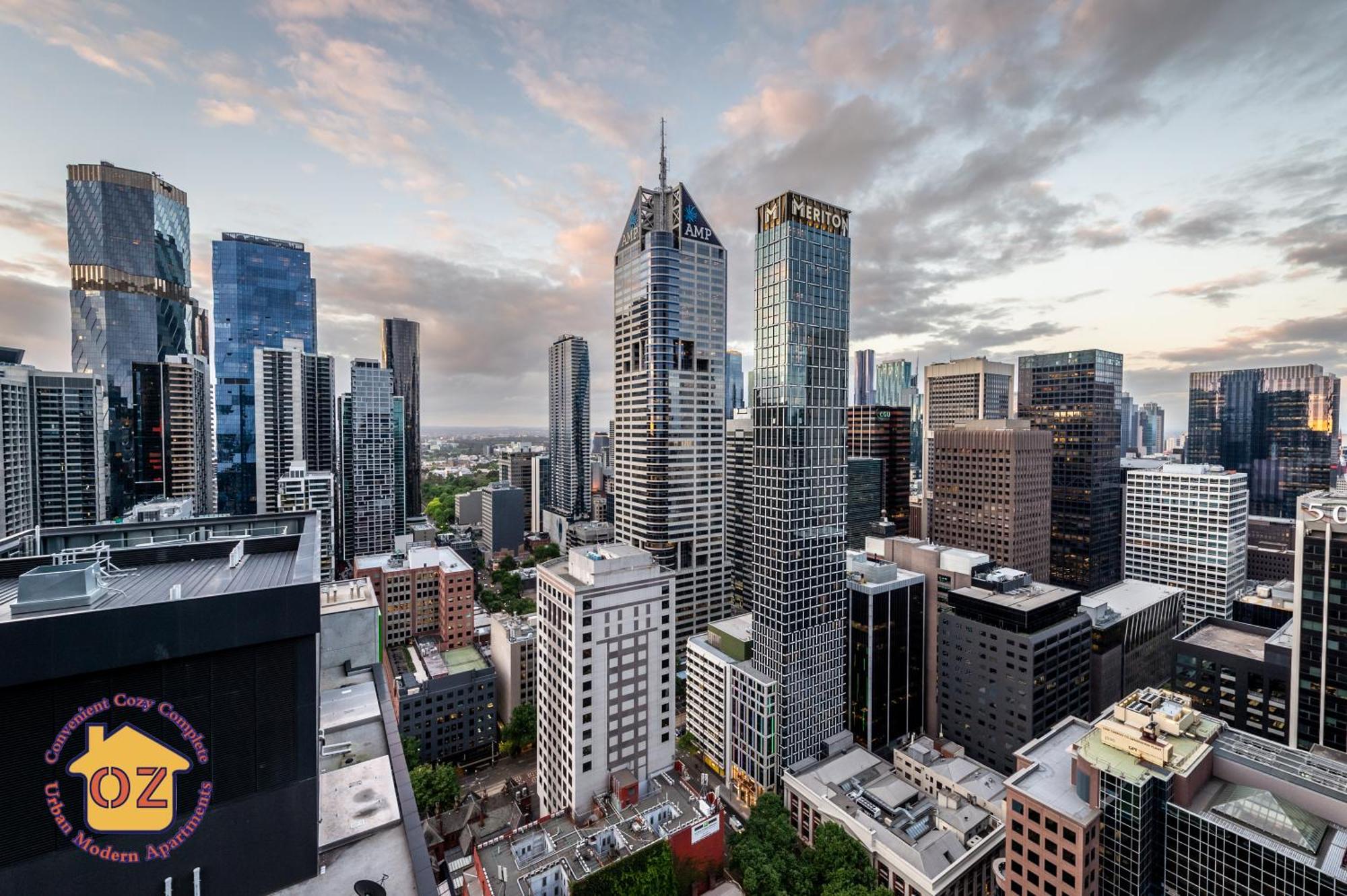 Aussie Escape Apartments-Skyline Collins Tower Melbourne Bagian luar foto